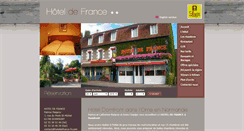 Desktop Screenshot of hoteldefrance-fr.com