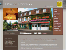 Tablet Screenshot of hoteldefrance-fr.com